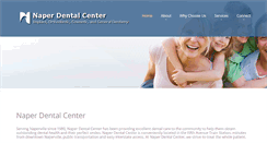 Desktop Screenshot of naperdentalcenter.com