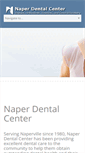 Mobile Screenshot of naperdentalcenter.com